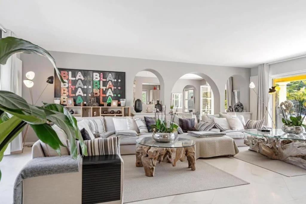 Grande Villa St-Tropez Area Avec Piscine Chauffee جاسّا المظهر الخارجي الصورة