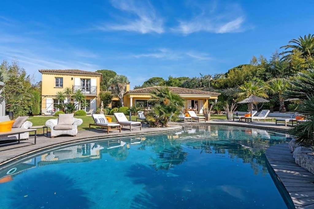 Grande Villa St-Tropez Area Avec Piscine Chauffee جاسّا المظهر الخارجي الصورة
