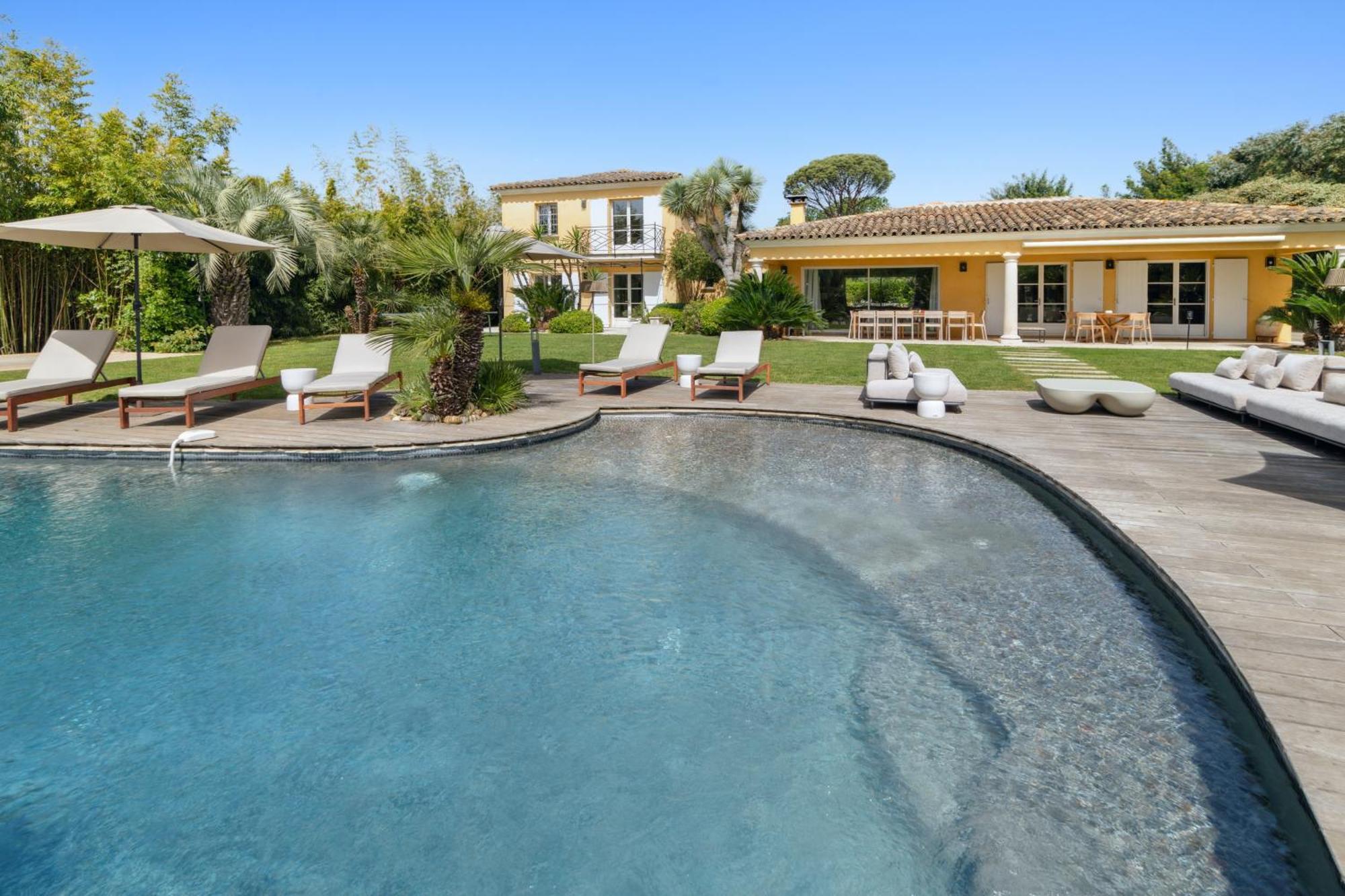 Grande Villa St-Tropez Area Avec Piscine Chauffee جاسّا المظهر الخارجي الصورة